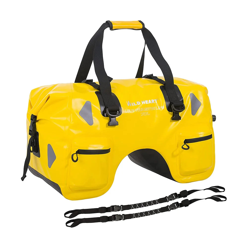 70L Waterproof Motorcycle Tail Bag – U-Shape Travel Luggage for Adventure & Touring