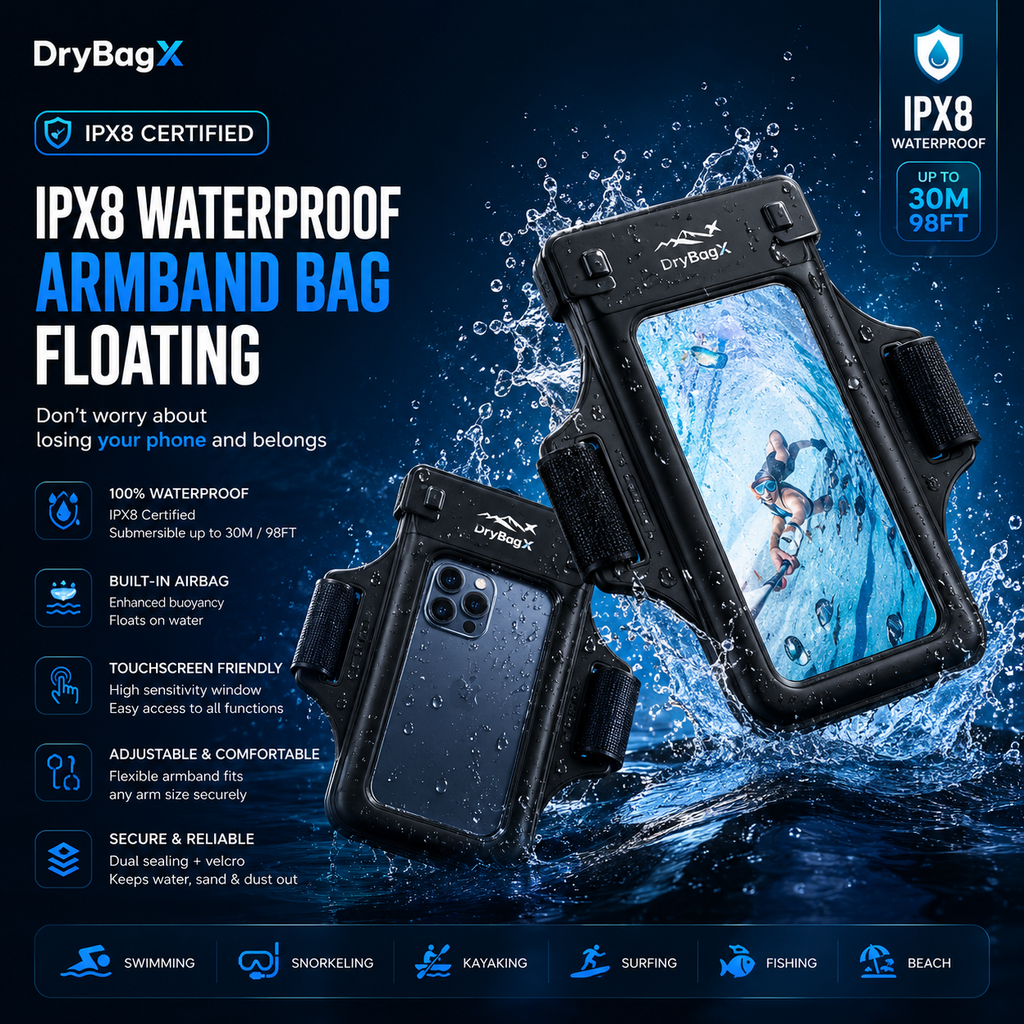 Waterproof Phone Armband Case