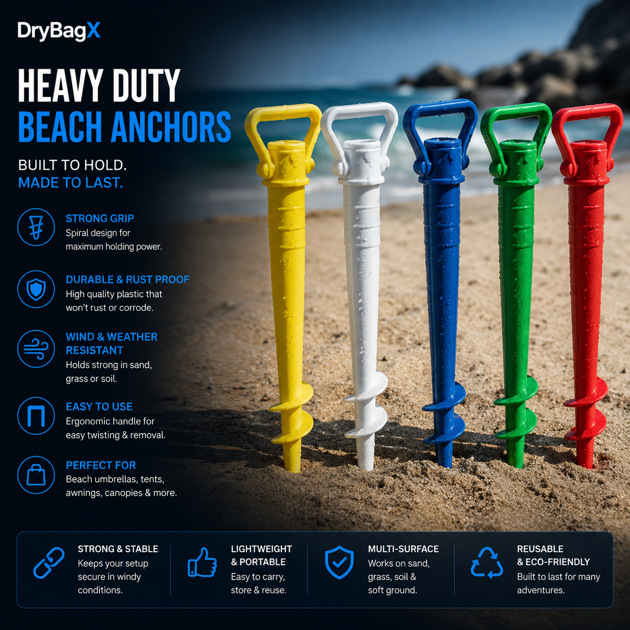 Beach Umbrella Sand Anchor