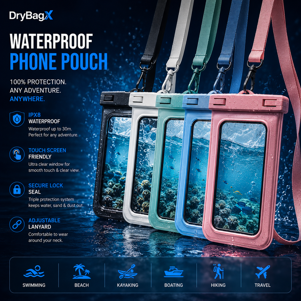 Extra-Large Waterproof Phone Pouch