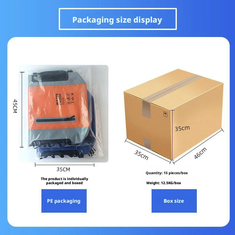 25L Waterproof Roll-Top Backpack – Dry Bag for Hiking, Beach, Kayaking & Travel