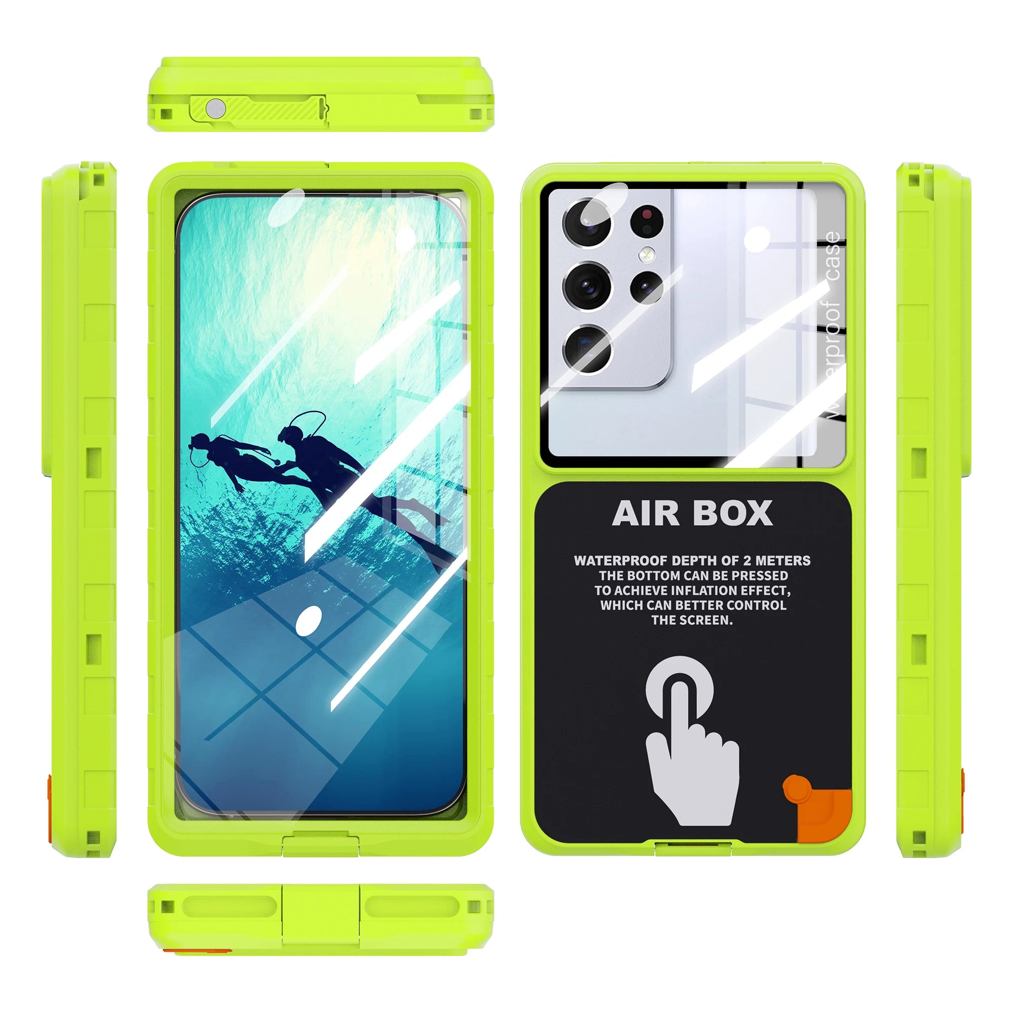 IP68 Waterproof Phone Case with Strap