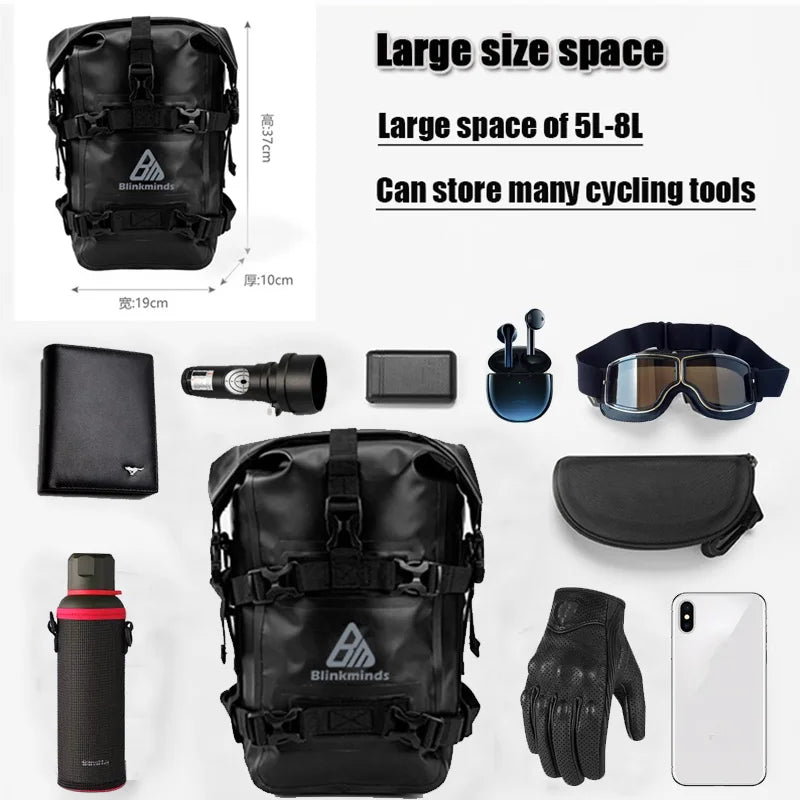 Waterproof Motorcycle Crash Bar Bag | Adventure Tool Storage Bag (1PC / 2PC)