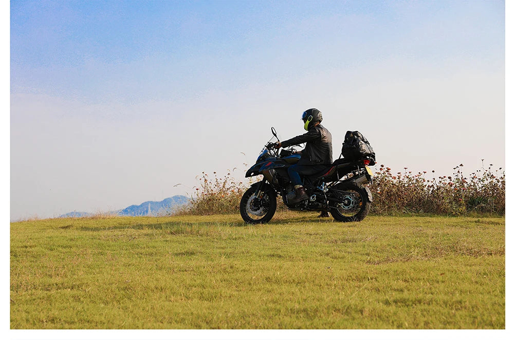 RhinoWalk 45L Waterproof Motorcycle Tail Bag | Durable Rear Seat Travel Luggage
