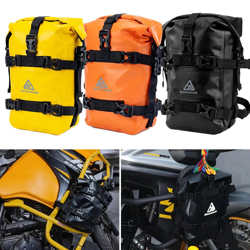 Waterproof Motorcycle Crash Bar Bag | Adventure Tool Storage Bag (1PC / 2PC)