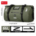Roll-Top Waterproof Motorcycle Luggage Bag