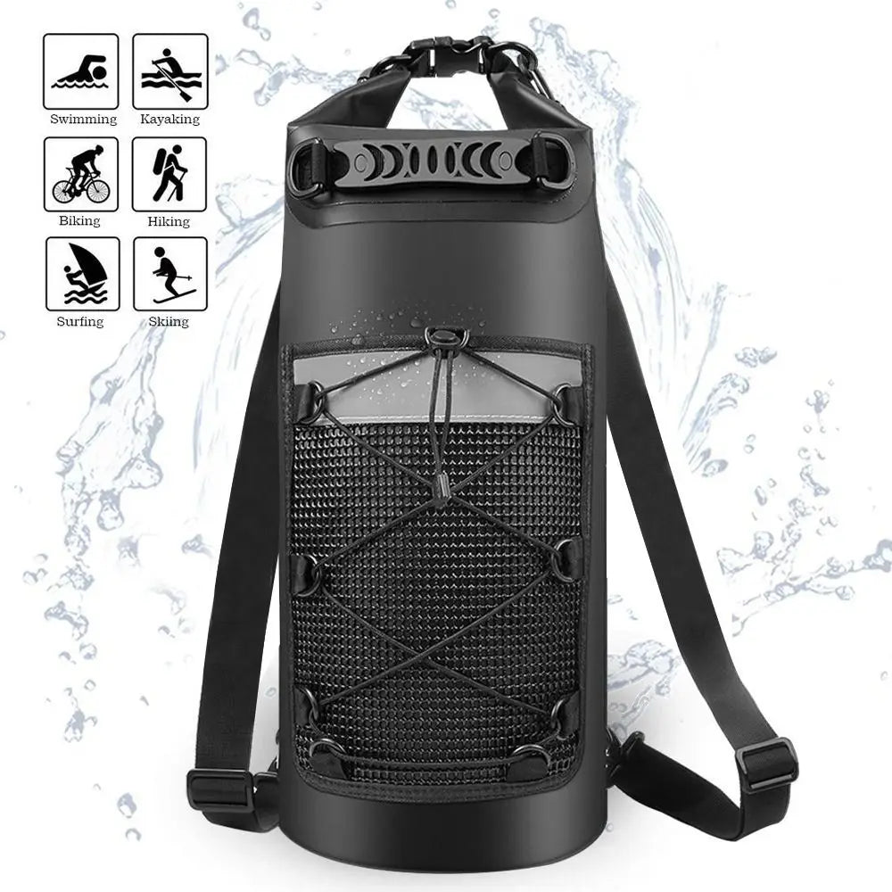 High Quality Durable Dry Waterproof Dry Bag Backpack | 10L, 20L & 30L Roll-Top Adventure Bag