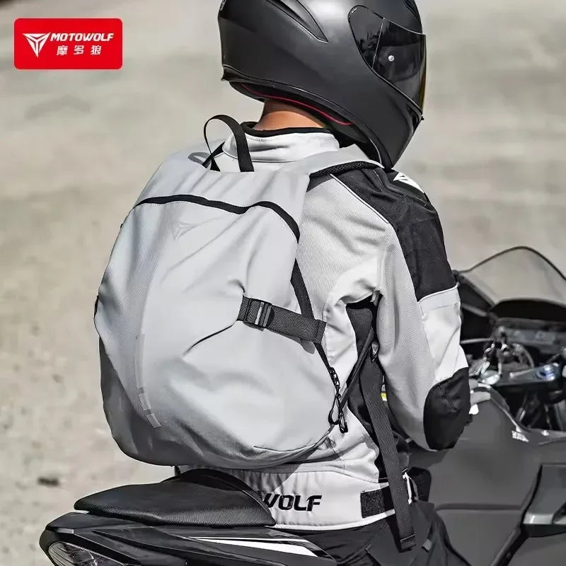 Aerodynamic Waterproof Motorcycle Backpack | Rider Travel Bag