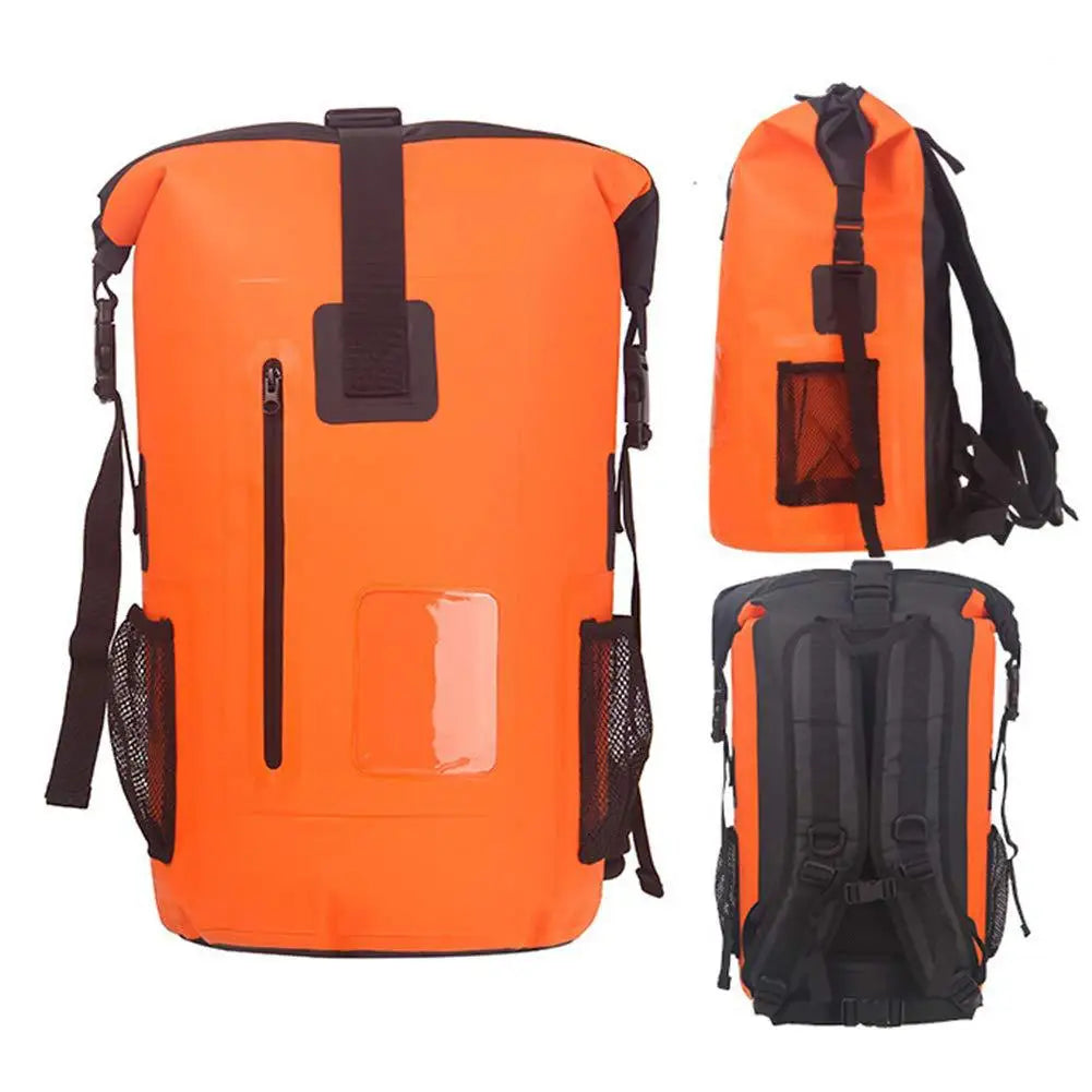 35L Waterproof Roll-Top Backpack – Dry Bag for Hiking, Kayaking, Camping & Travel