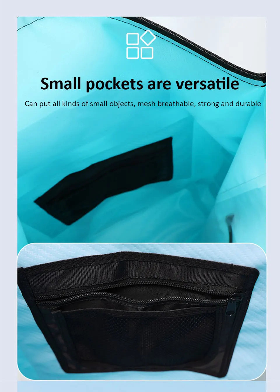 30L Waterproof Dry Backpack – Roll-Top Bag with Dry & Wet Separation for Beach, Kayaking & Travel