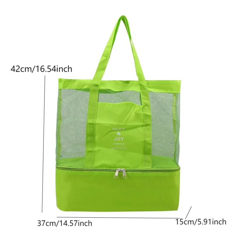 2-in-1 Insulated Beach & Picnic Tote