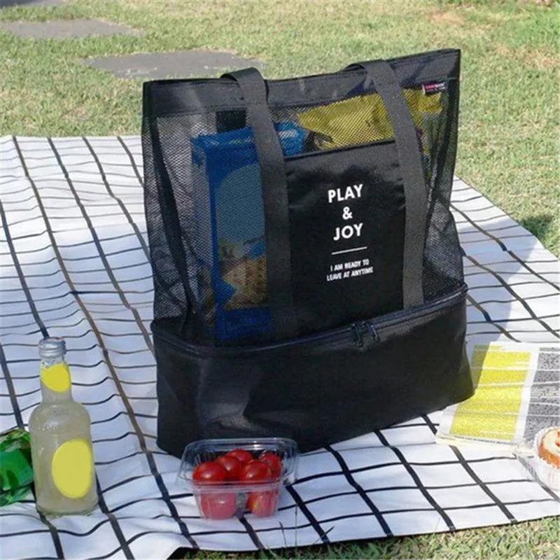 2-in-1 Insulated Beach & Picnic Tote
