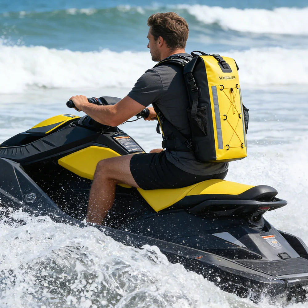 Waterproof Dry Backpack 25L – Floating Roll Top Bag for Kayaking, Beach, Camping & Hiking
