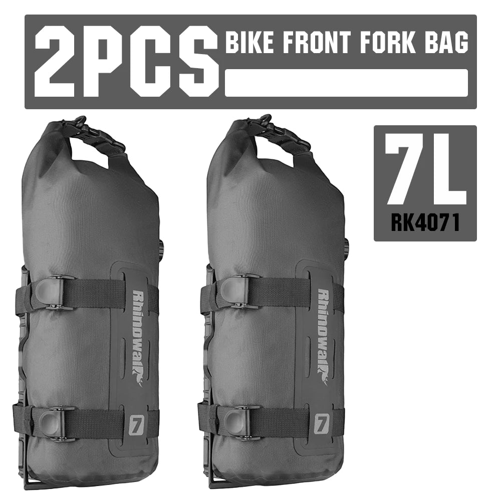 Bike Fork Waterproof Dry Bag 4L/7L | Quick Release Cycling Bag