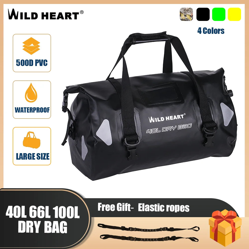 70L Waterproof Motorcycle Tail Bag – U-Shape Travel Luggage for Adventure & Touring
