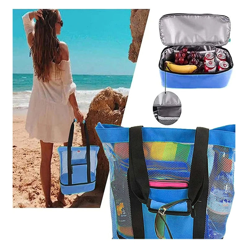 2-in-1 Insulated Beach & Picnic Tote