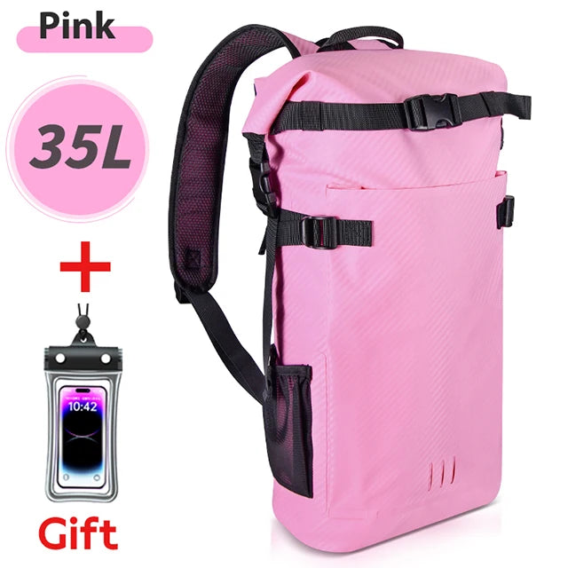 25L/35L Waterproof Dry Backpack – Heavy Duty Roll-Top Dry Bag