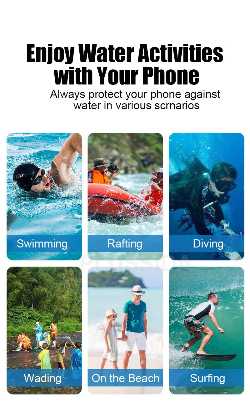 IP68 Universal Waterproof Phone Case