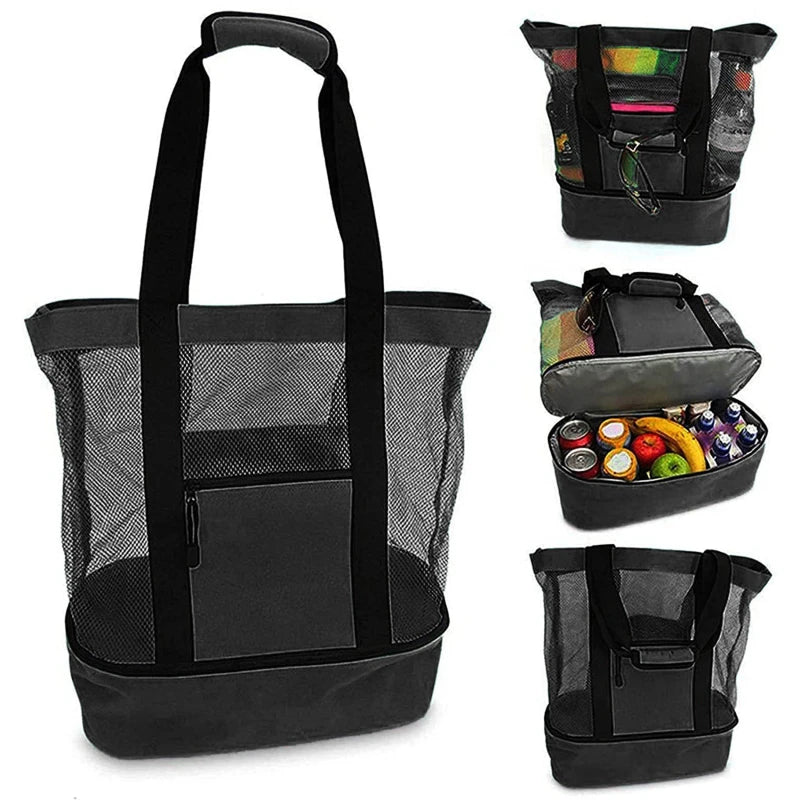 2-in-1 Insulated Beach & Picnic Tote