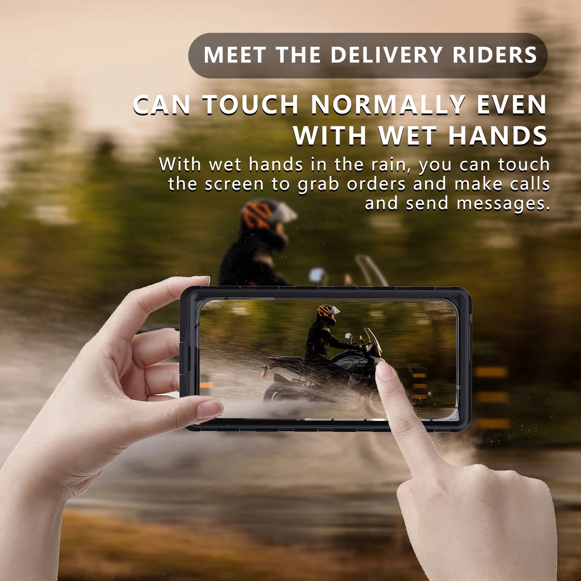 IP68 Waterproof Phone Case with Strap