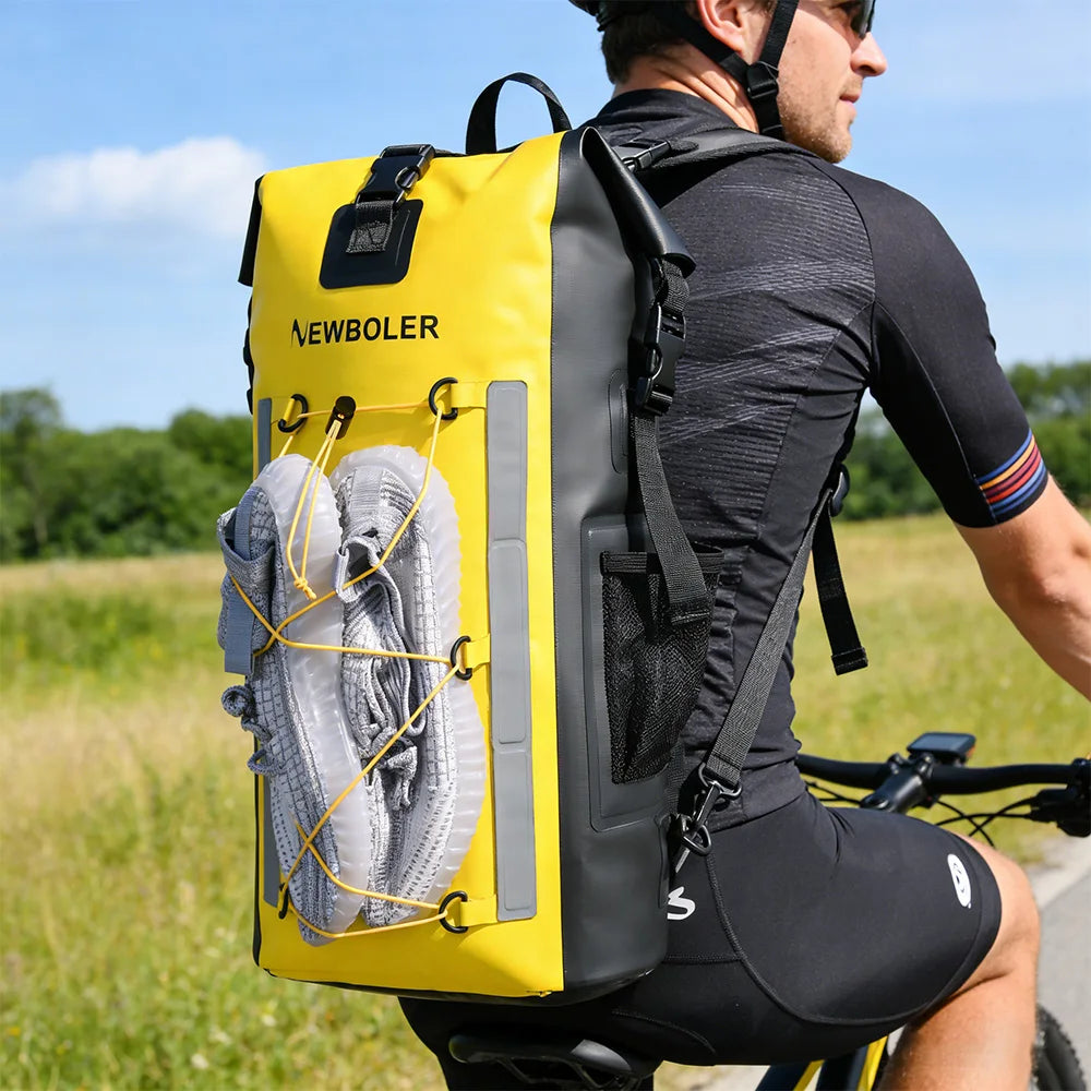 Waterproof Dry Backpack 25L – Floating Roll Top Bag for Kayaking, Beach, Camping & Hiking