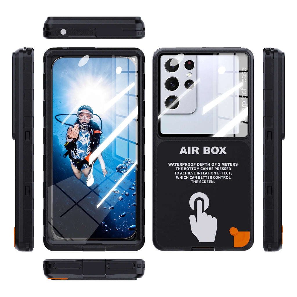 IP68 Waterproof Phone Case with Strap