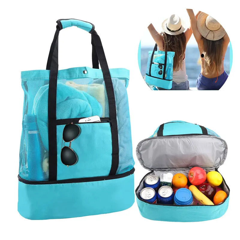 2-in-1 Insulated Beach & Picnic Tote