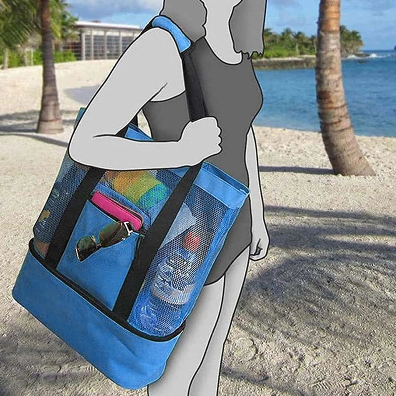 2-in-1 Insulated Beach & Picnic Tote