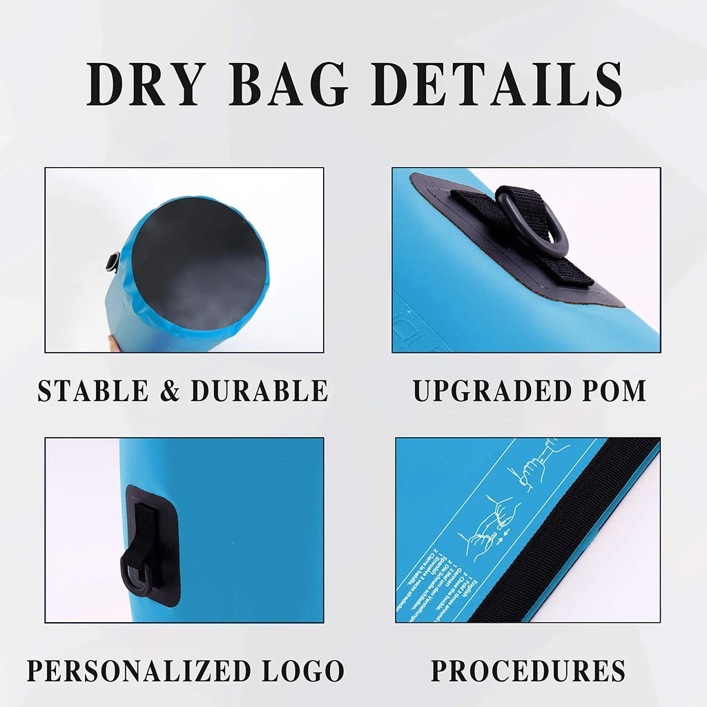 Mini Waterproof Dry Bag 2L – Lightweight Dry Sack for Swimming, Kayaking, Boating & Travel