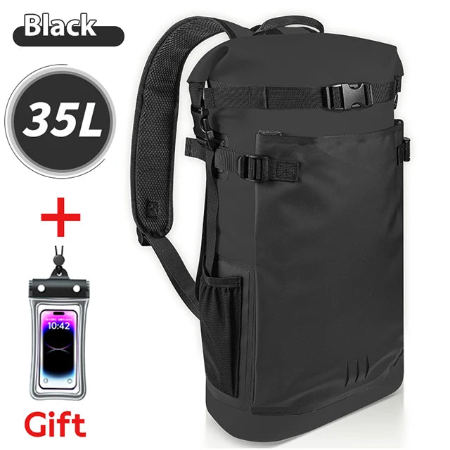 25L/35L Waterproof Dry Backpack – Heavy Duty Roll-Top Dry Bag