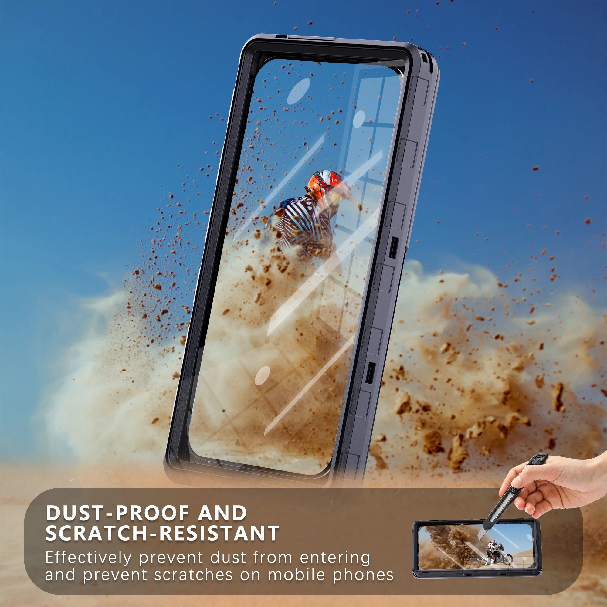 IP68 Waterproof Phone Case with Strap