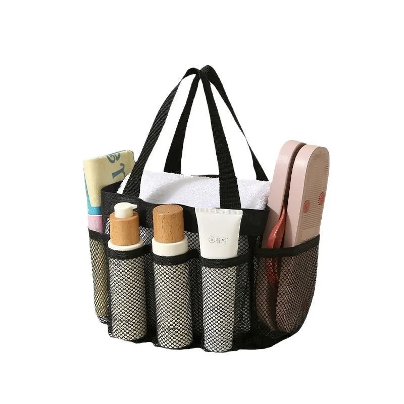 Large Mesh Tote with Pockets