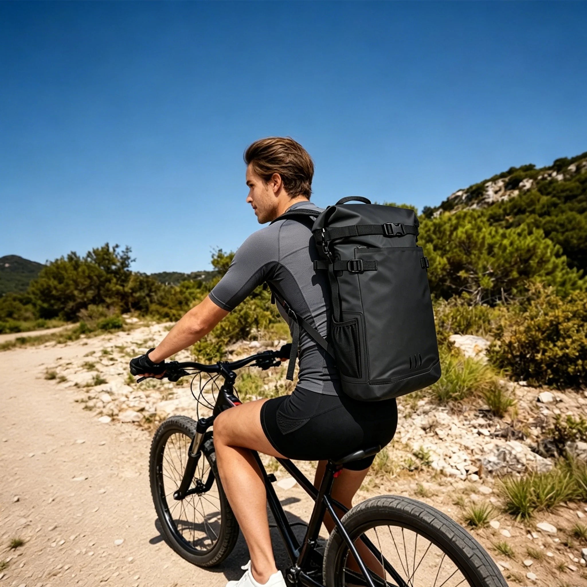 Floating Waterproof Dry Backpack 25L/35L | Roll-Top Outdoor Backpack |