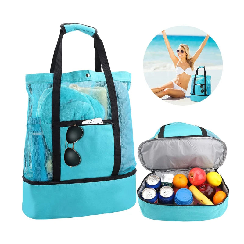 2-in-1 Insulated Beach & Picnic Tote