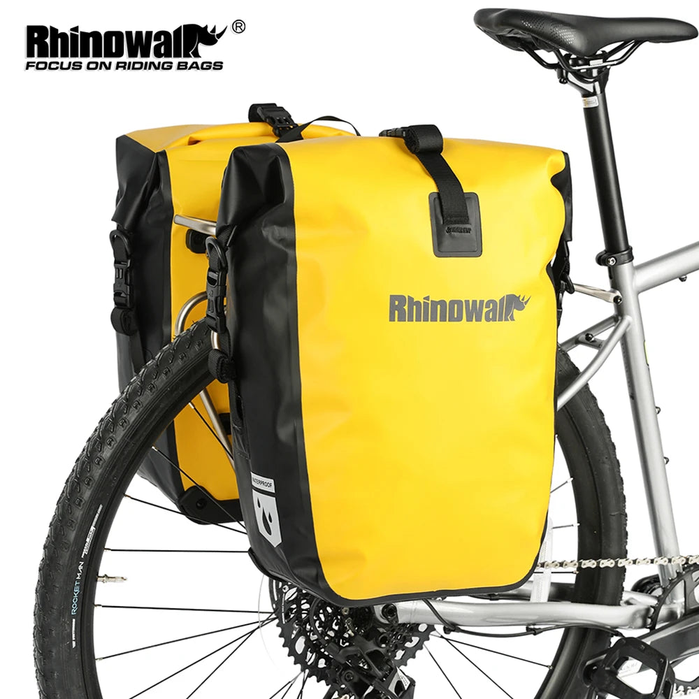 Waterproof Bike Pannier 27L | Quick Release Rear Rack Bag