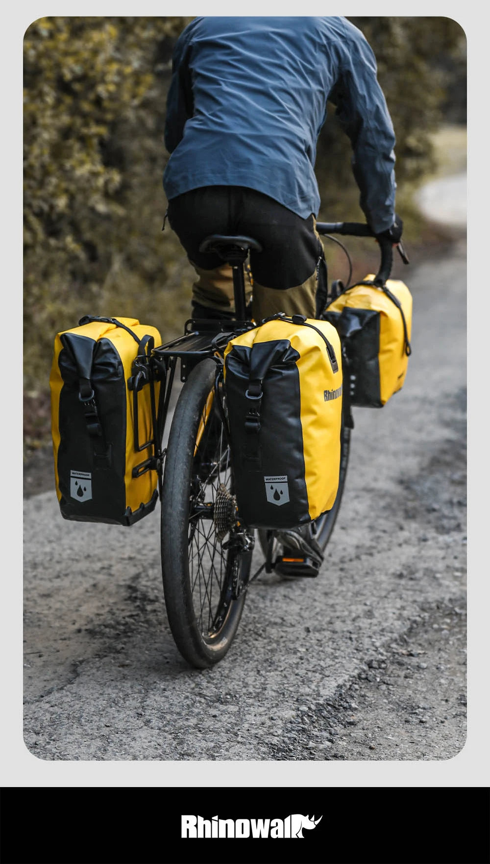 Waterproof Bike Pannier 27L | Quick Release Rear Rack Bag