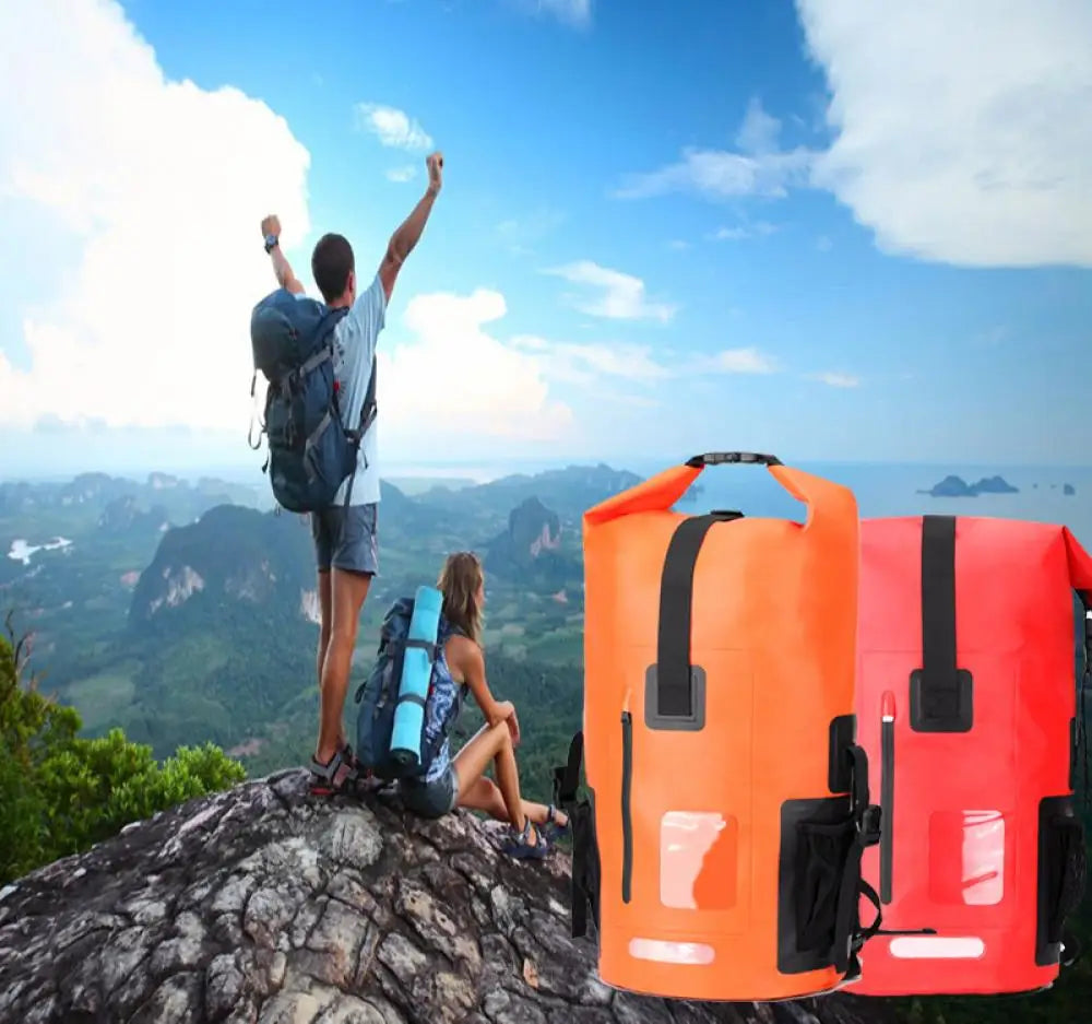 35L Waterproof Roll-Top Backpack – Dry Bag for Hiking, Kayaking, Camping & Travel