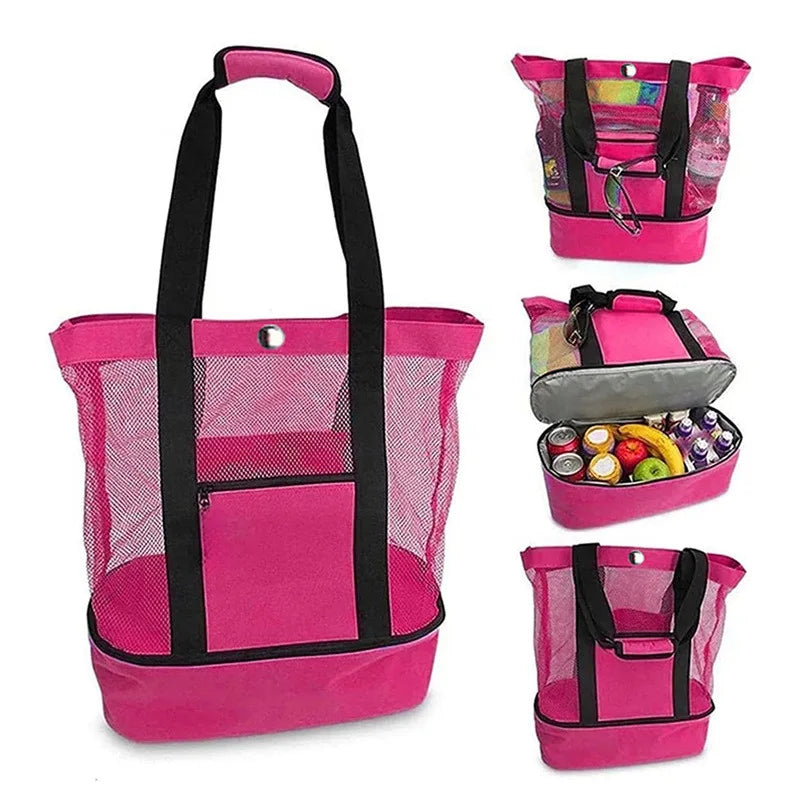 2-in-1 Insulated Beach & Picnic Tote