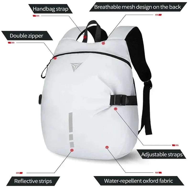 Aerodynamic Waterproof Motorcycle Backpack | Rider Travel Bag