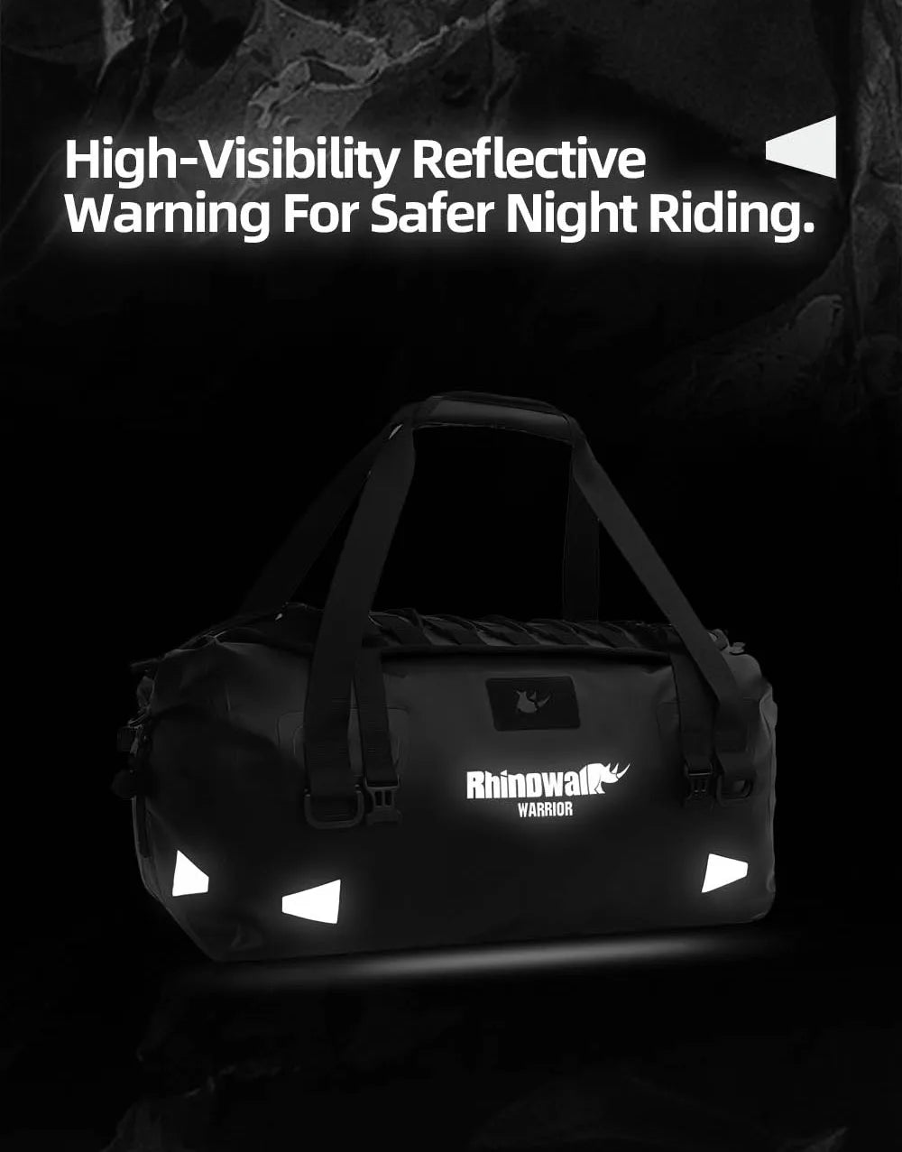 Waterproof Motorcycle Tail Bag 20L/40L/65L – Rear Seat Travel Luggage for Adventure & Touring