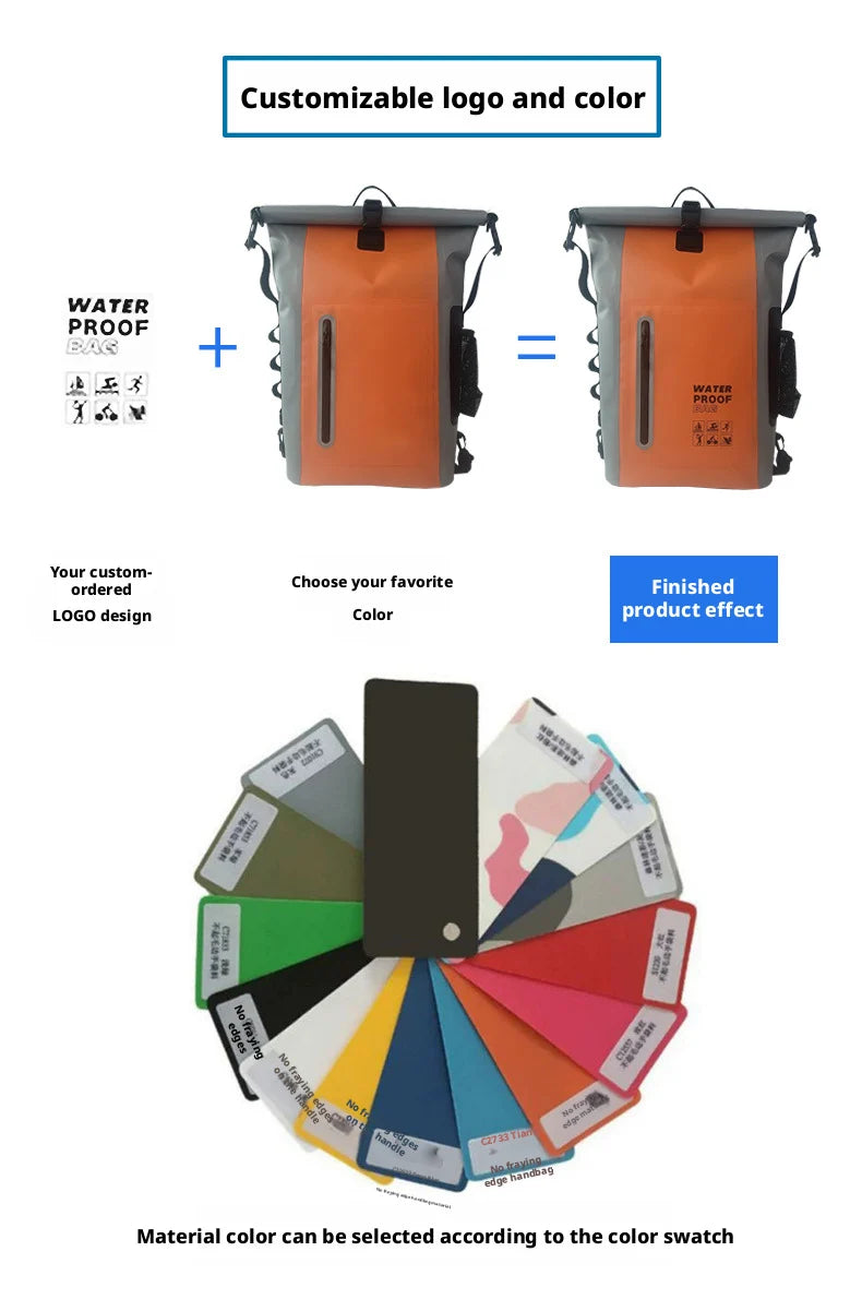 25L Waterproof Roll-Top Backpack – Dry Bag for Hiking, Beach, Kayaking & Travel