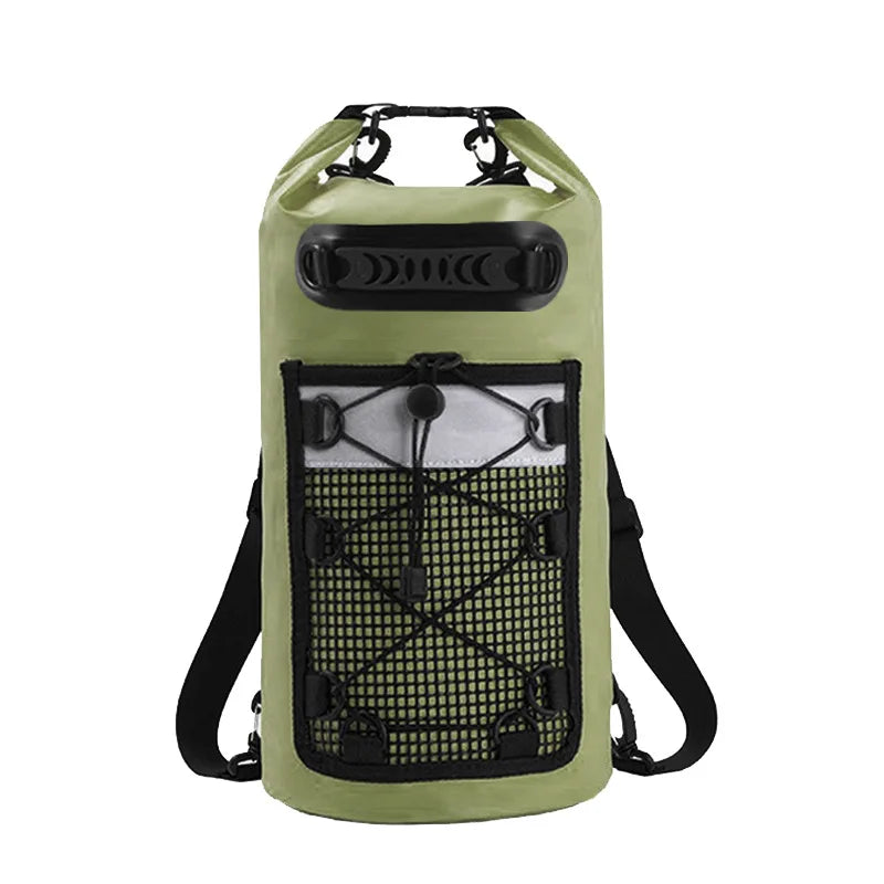 Waterproof Dry Backpack 10L/20L/30L – Lightweight PVC Dry Bag for Kayaking, Beach, Camping & Hiking