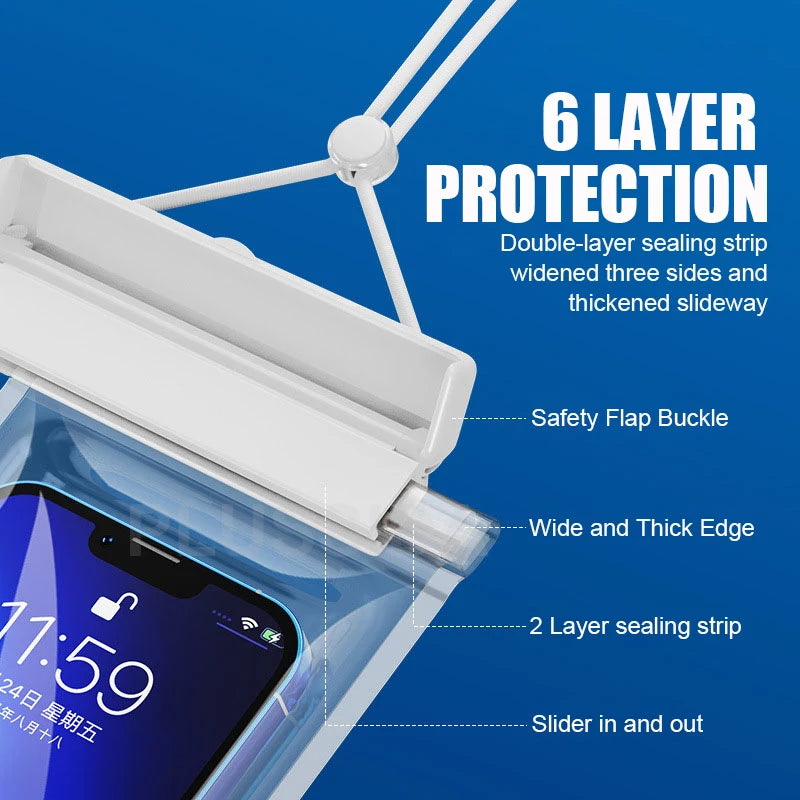 IP68 Universal Waterproof Phone Case