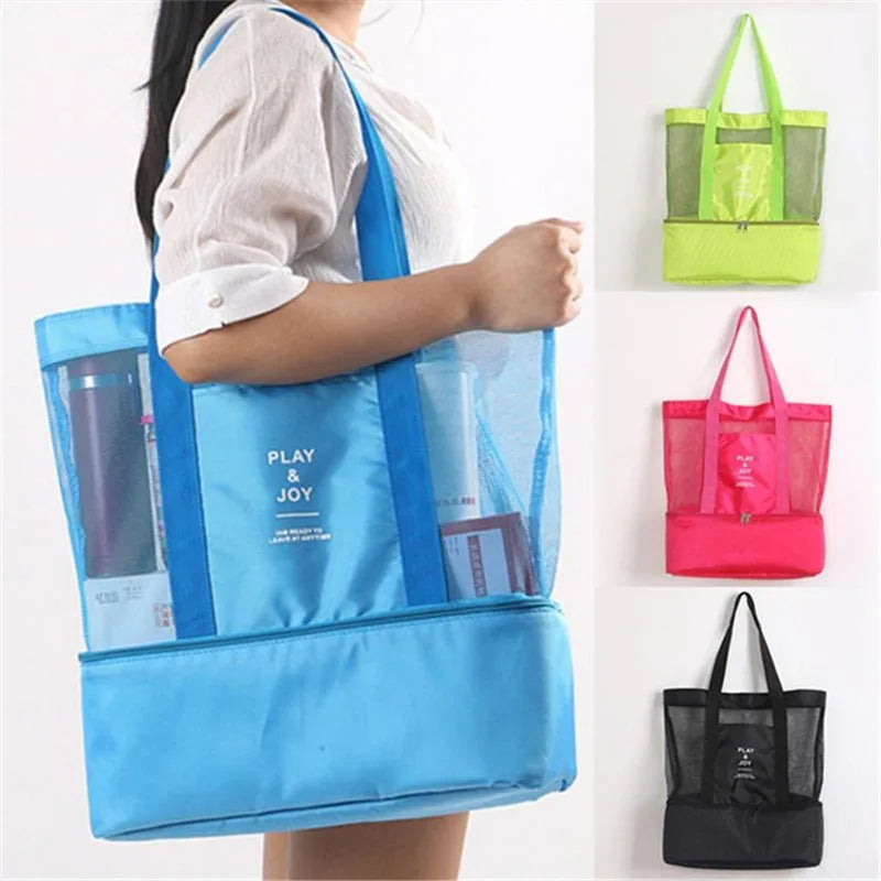2-in-1 Insulated Beach & Picnic Tote