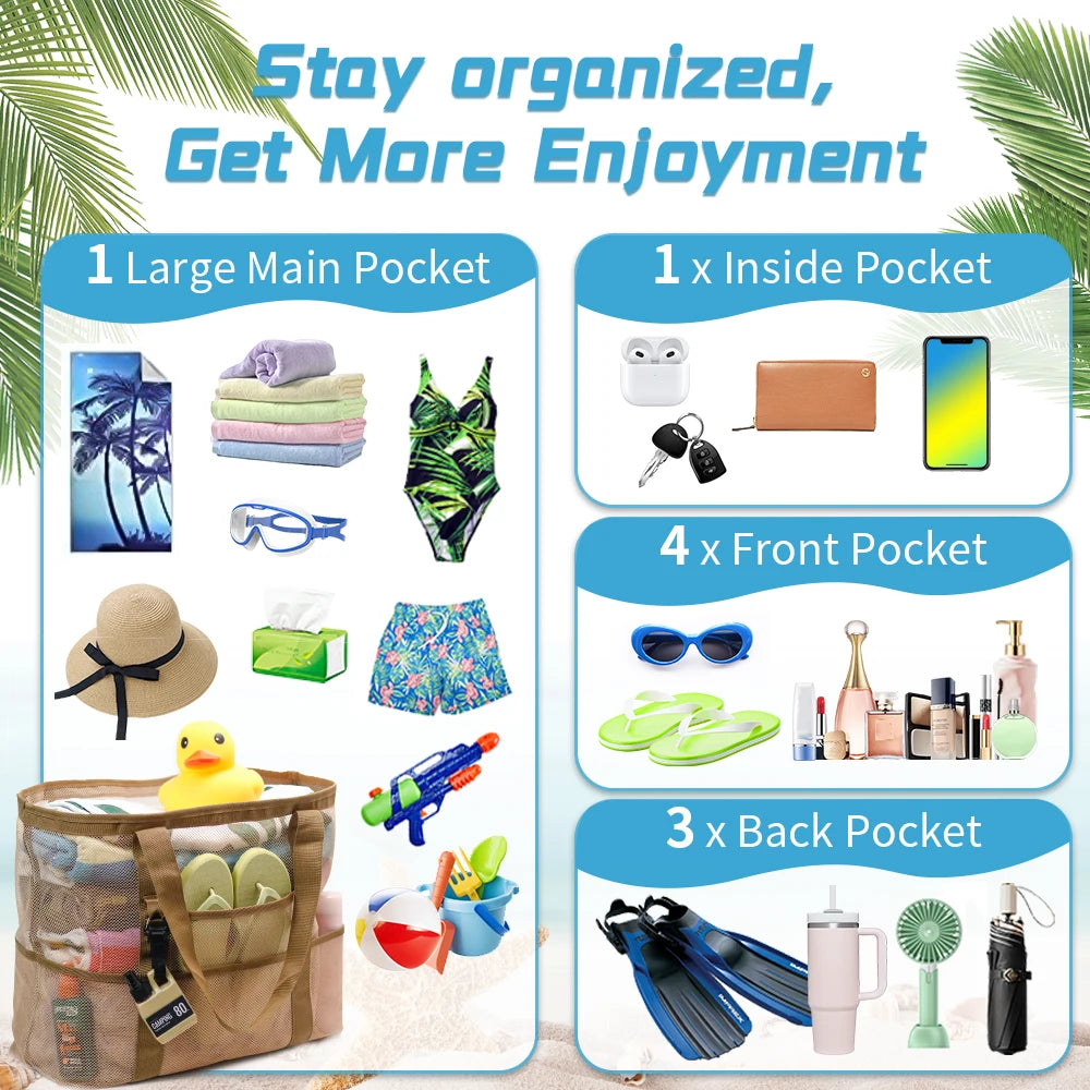 40L Beach Bag — Sand-Free