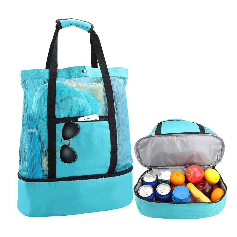 2-in-1 Insulated Beach & Picnic Tote