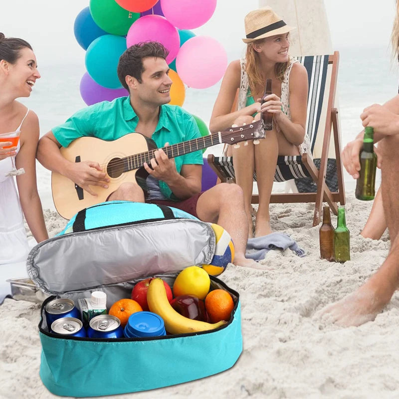 2-in-1 Insulated Beach & Picnic Tote