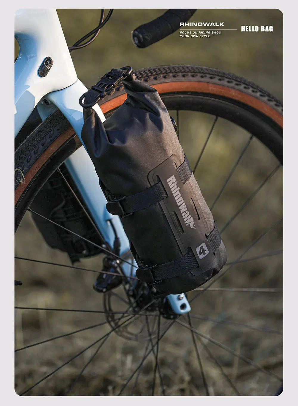 Bike Fork Waterproof Dry Bag 4L/7L | Quick Release Cycling Bag