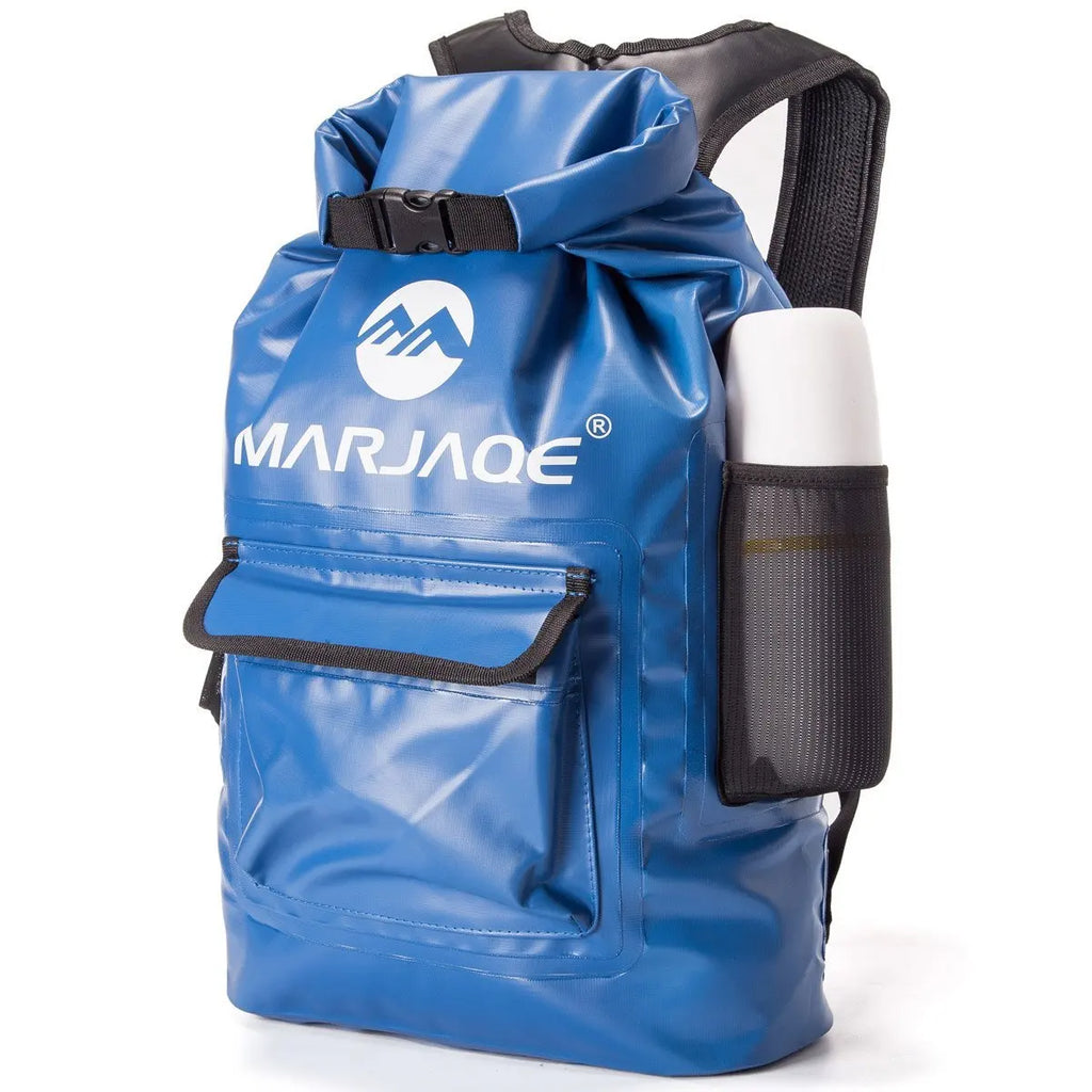 22L Waterproof Dry Backpack | Roll-Top PVC Dry Bag for Kayaking, Camping & Travel