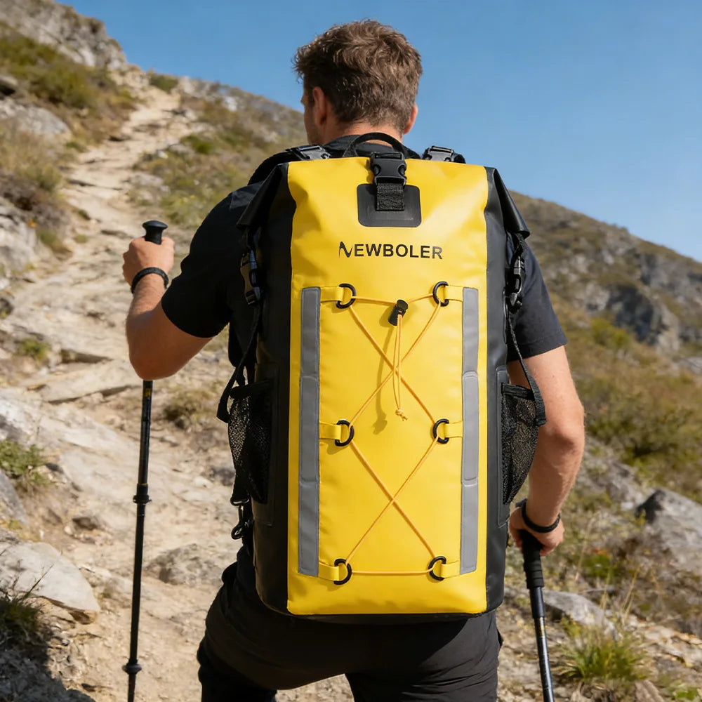 Waterproof Dry Backpack 25L – Floating Roll Top Bag for Kayaking, Beach, Camping & Hiking